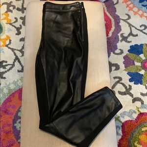 Vegan leather pants